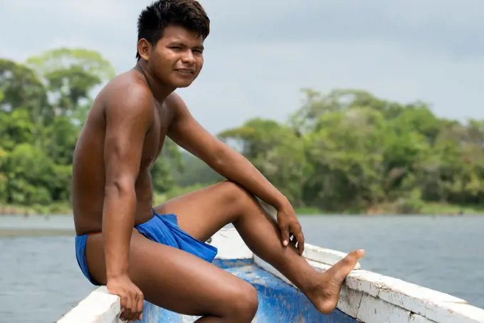 Native Indian Embera tribe. Villagers of the Native Indian Embera Tribe, Embera Village, Panama. Panama Embera people Indian Village Indigenous Indio indios natives Native americans locals local Parque National Chagres. Embera Drua. Embera Drua is located on the Upper Chagres River. A dam built on the river in 1924 produced Lake Alajuela, the main water supply to the Panama Canal. The village is four miles upriver from the lake, and encircled by a 129.000 hectare National Park of primary tropica