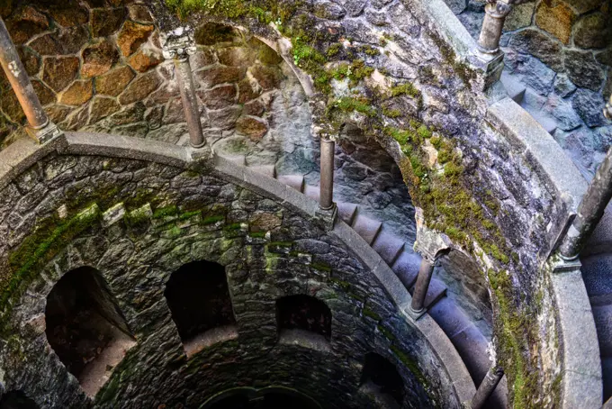 Initiation Well at Quinta da Regaleira, Sintra, Portugal