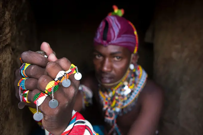 Samburu tribe in Northern Kenya