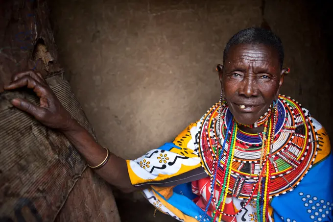 Samburu tribe in Northern Kenya