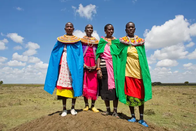 Samburu tribe in Northern Kenya