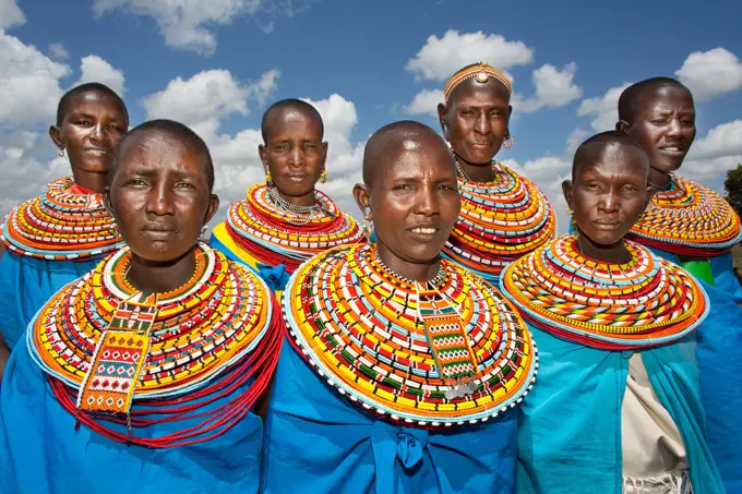 Samburu tribe in Northern Kenya