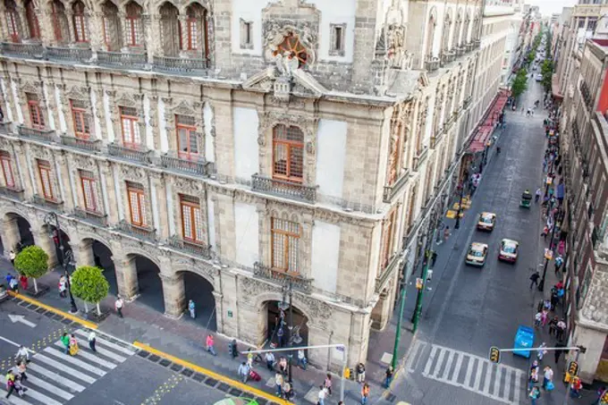 Old City Hall, in Plaza de la ConstituciÌ_n, El Zocalo, Zocalo Square, at calle 5 de Febrero, Mexico City, Mexico