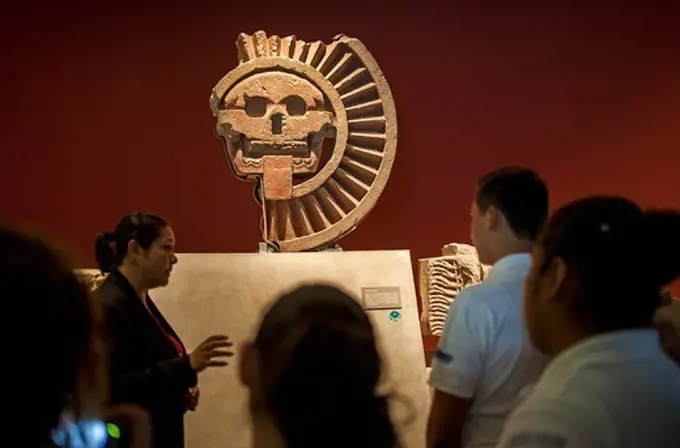 Death complex, National Museum of Anthropology. Mexico City. Mexico