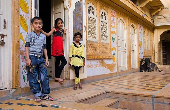 Children,Jaisalmer, Rajasthan, India