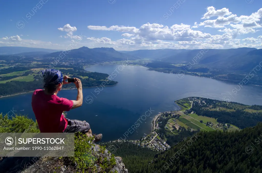 Bastion Mountain Lookout, near Salmon Arm, British Columbia, Canada. MR_001.