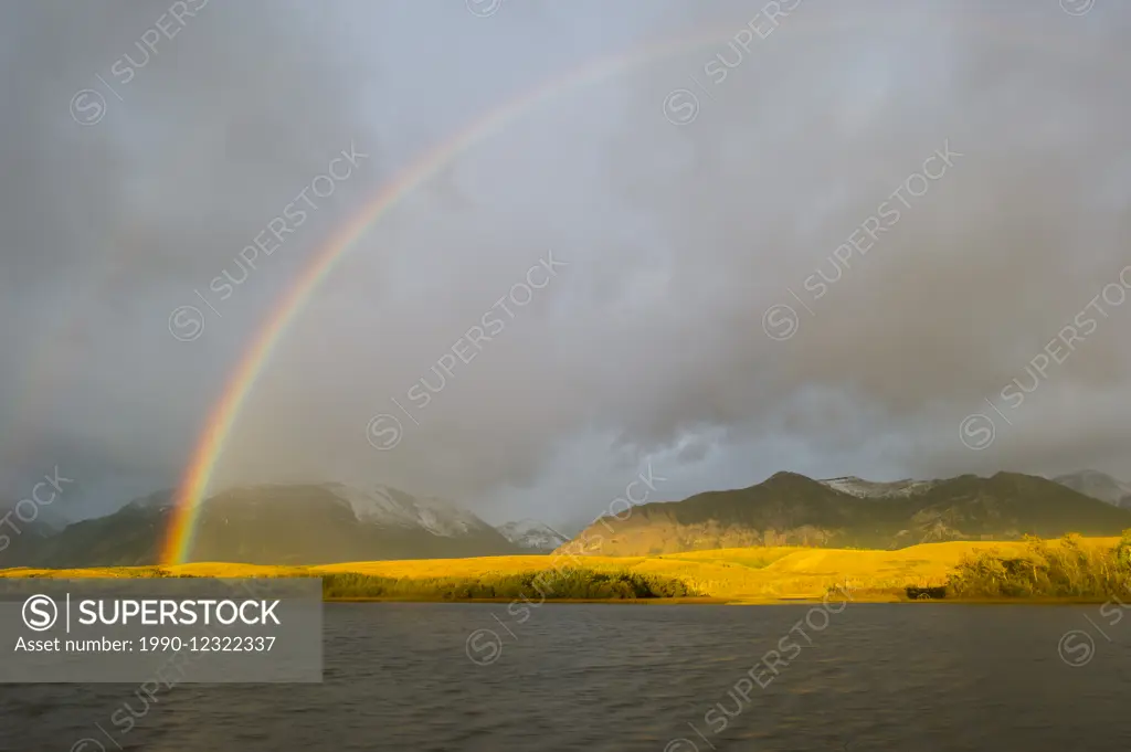 Waterton Lakes National Park, Rocky Mountains, Rainbow