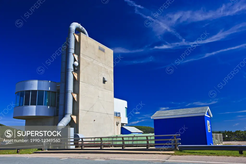 Annapolis Tidal Power Generating Station (produces 20,000kw), North America's only tidal power plant, Annapolis Royal, Annapolis Basin, Annapolis Rive...