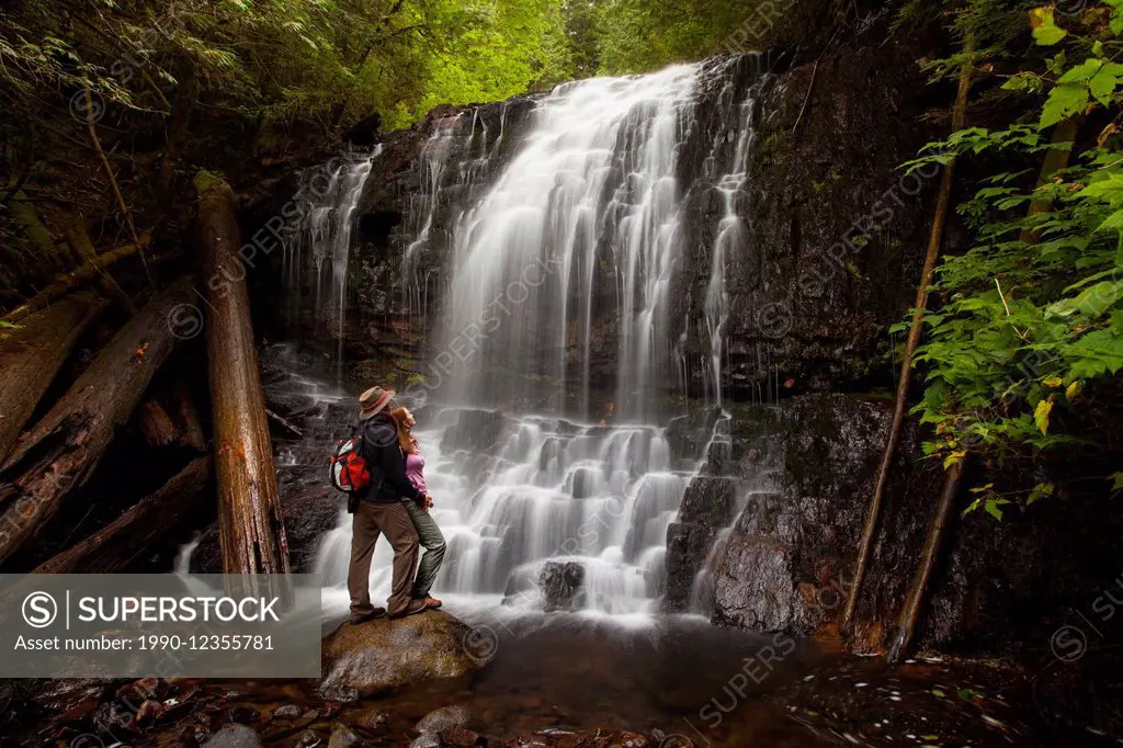 Waterfall, Sasquatch Provincial Park, Harrison Hot Springs, BC