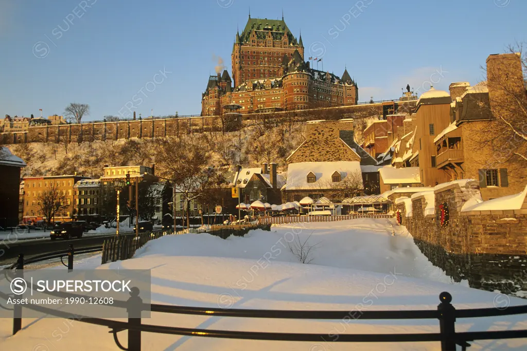 Dufferin Terrace, Historic Lower Town, Quebec City, Quebec, Canada