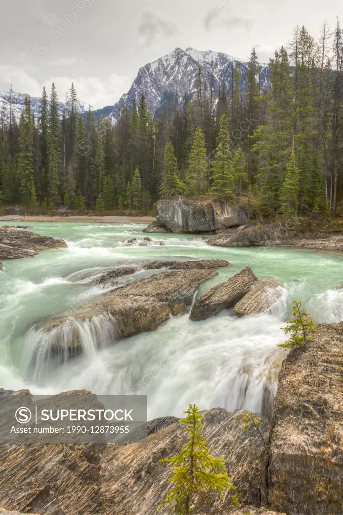 Natural Bridge, Kiking Horse River, Yoho National Park, British Columbia, Canada