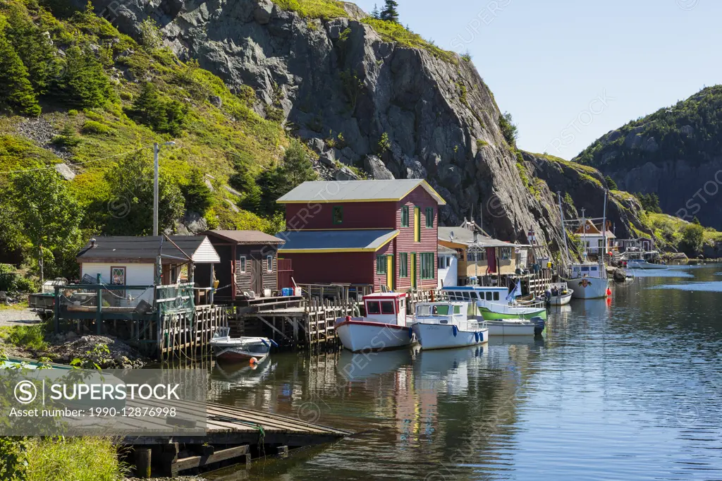 Quidi Vidi Harbour, St. John's, Newfoundland, Canada