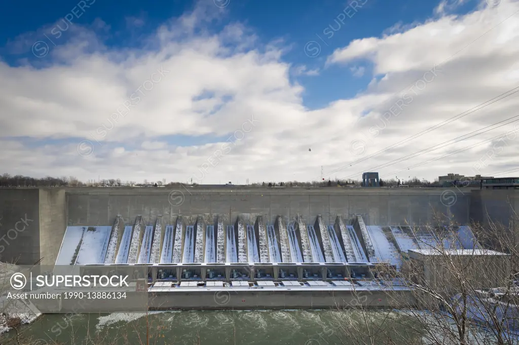 Niagara Falls hydroelectric generating plant