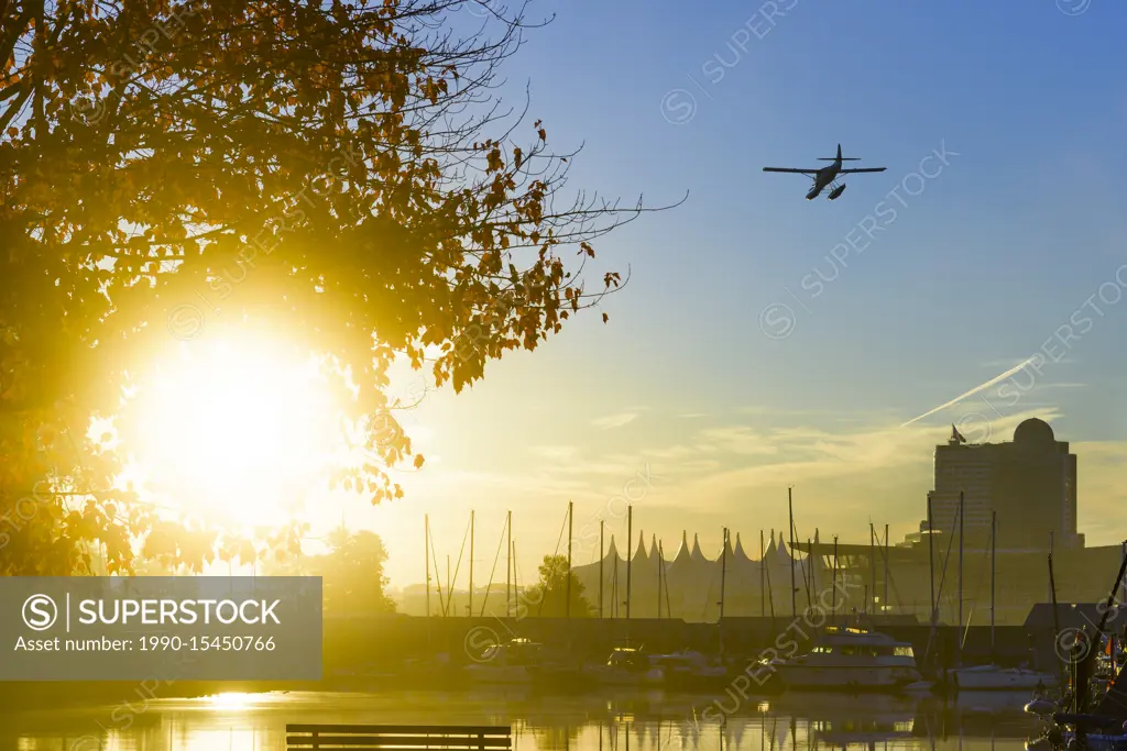 Float plane, Coal Harbour, Vancouver, British Columbia, Canada