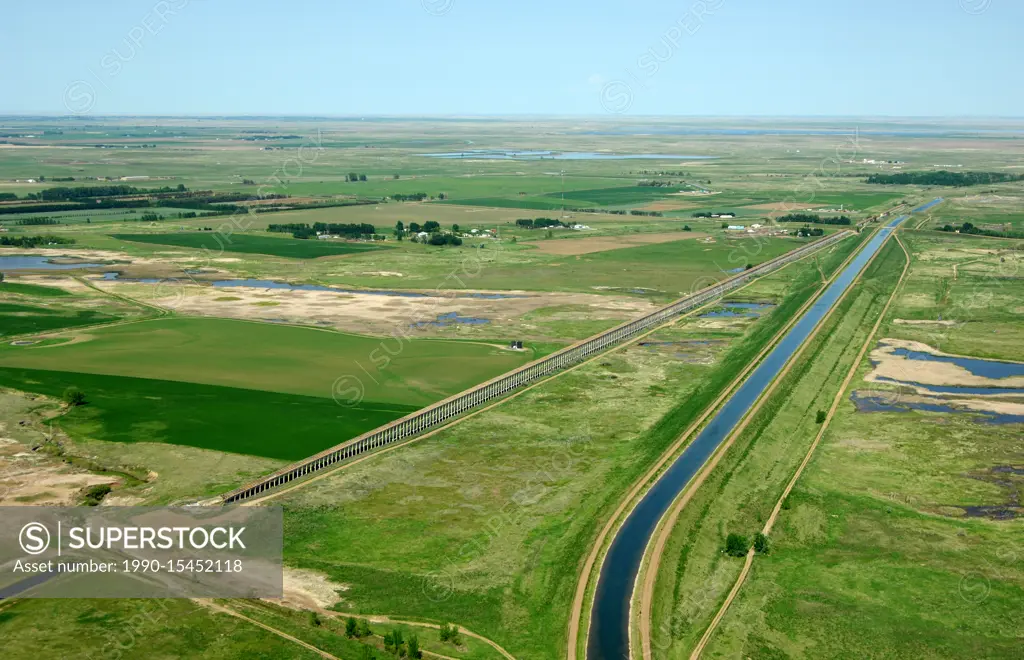 aerial, Brooks Aquaduct Brooks, Alberta