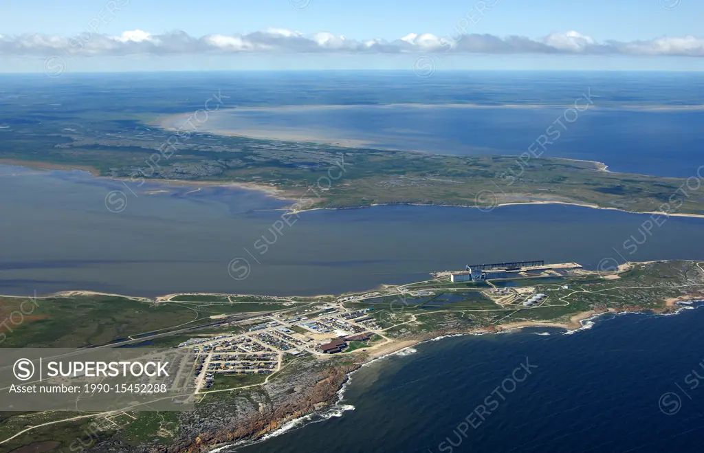 aerial, Churchill, Manitoba