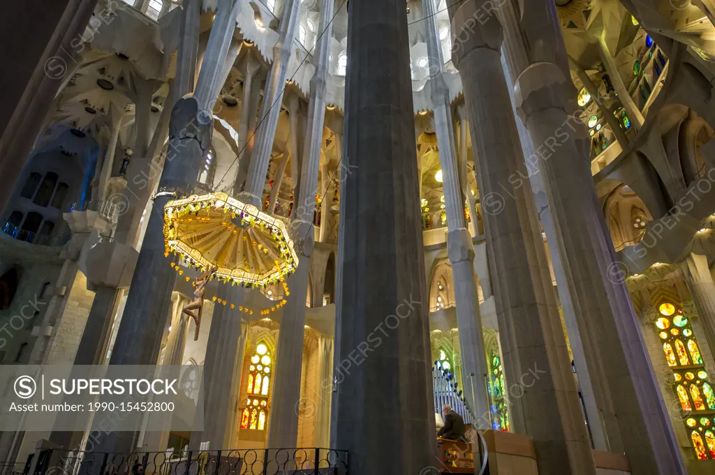 Sagrada Familia Cathedral interior