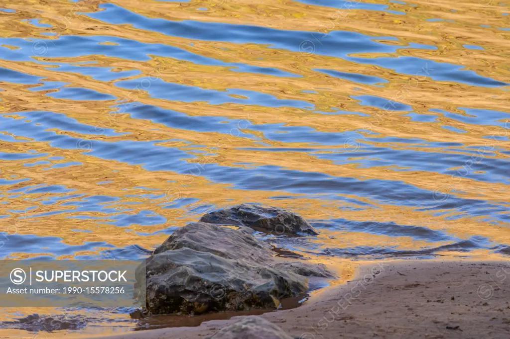 Reflections in the Colorado River, Grand Canyon National Park, Arizona, USA