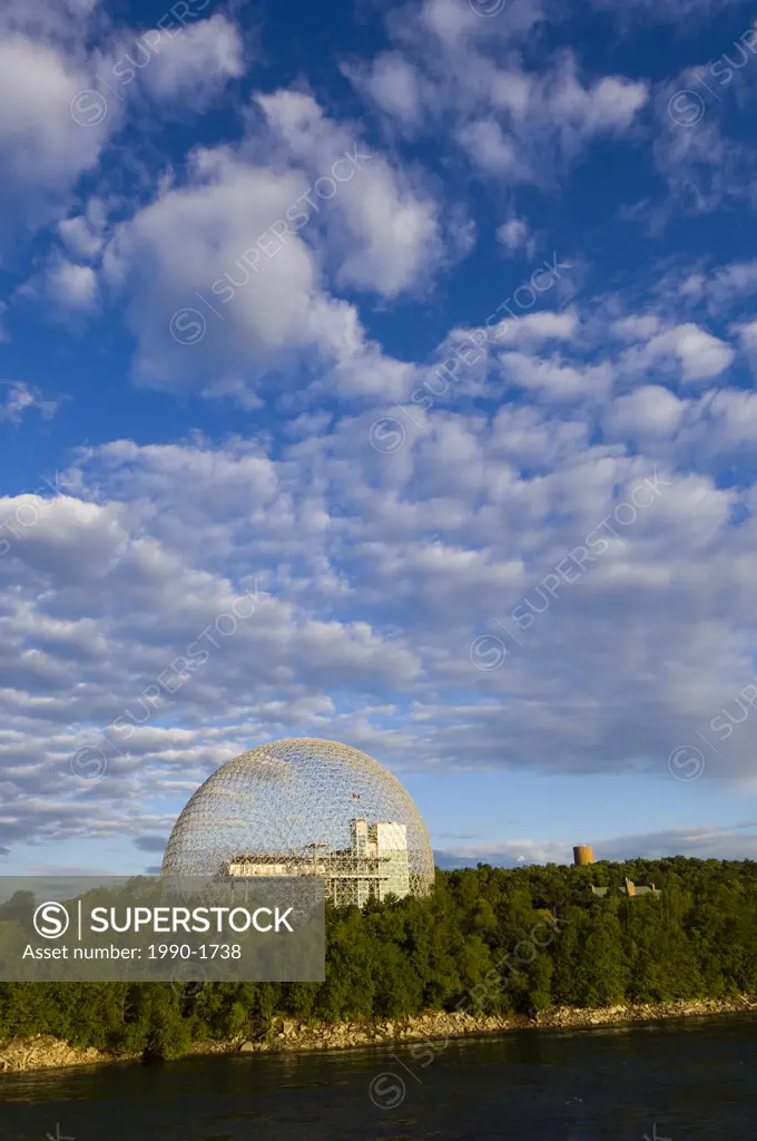 Montreal Biosphere a geodesic dome originally built as US pavillion at Expo 67, Montreal, Quebec, Canada