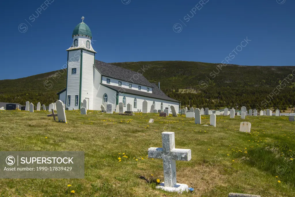 Holy Trinity Anglican Church and grounds, Codroy, Newfoundland and Labrador, NL, Canada