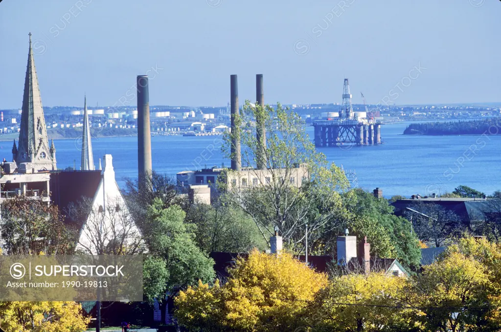 Halifax harbour from Citadel Hill, Halifax, Nova Scotia