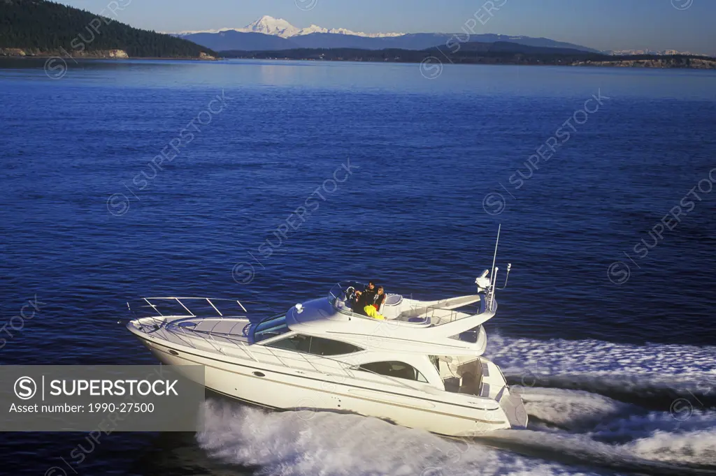 Boating in the Gulf Islands, British Columbia, Canada