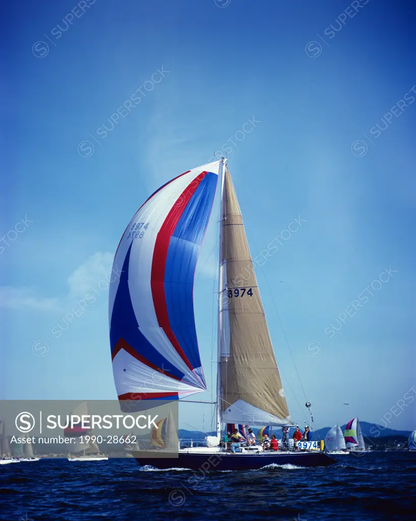 The swiftsure race of Vancouver Island, British Columbia, Canada