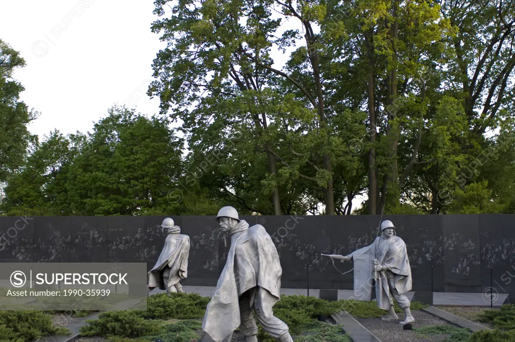 Korean War veterans memorial, Washington, DC, United States