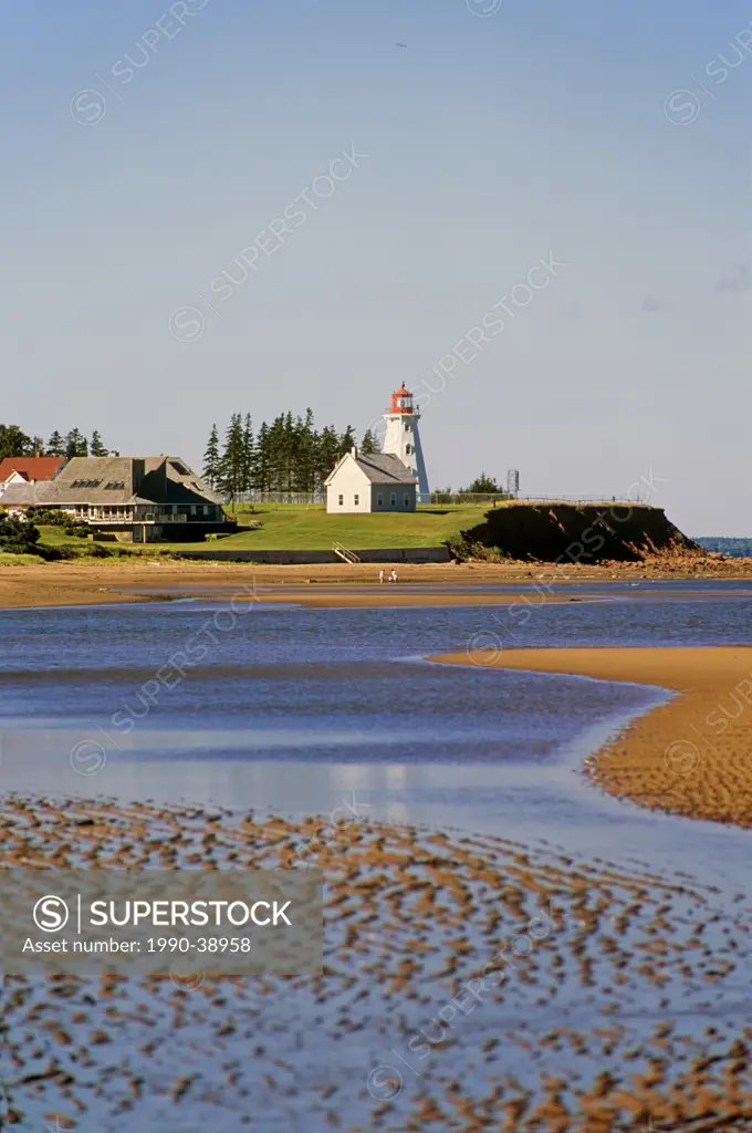 Panmure Island Lighthouse, Panmure Island Provincial Park, Prince Edward Island, Canada.