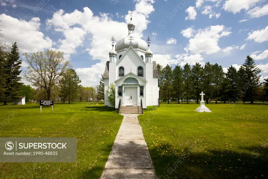 St. Michael´s Ukrainian Greek Orthodox Church, Gardenton, Manitoba, Canada