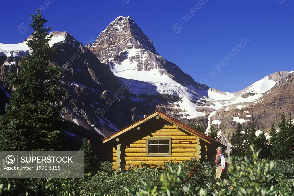 cabin at mount assiniboine lodge, mount assiniboine provincial park, British Columbia, Canada