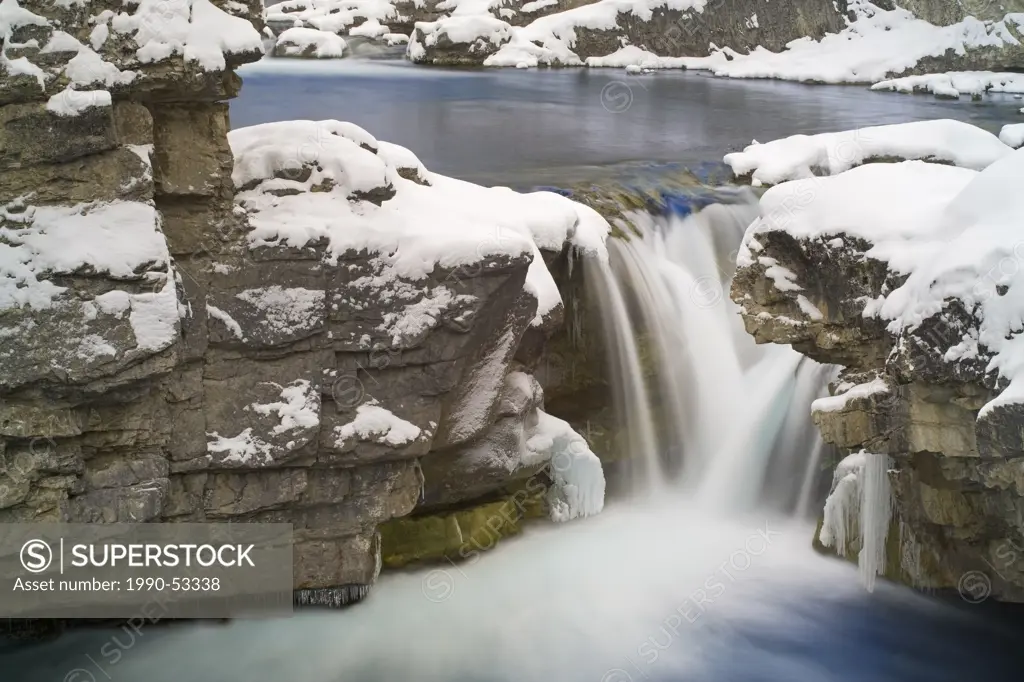 Elbow Falls, Elbow River, Kananaskis Country, Alberta, Canada