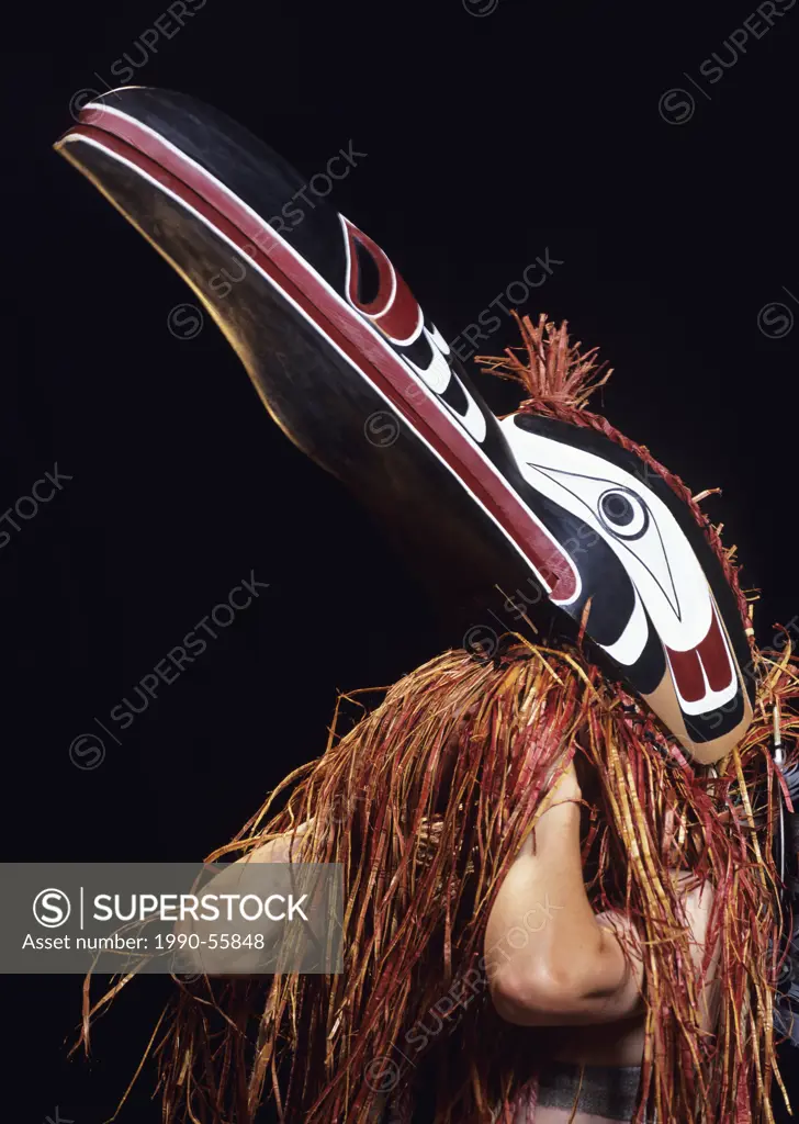 Kwakwaka´wakw, aka Kwakiutl, spirit bird mask by Randy Bell, British Columbia, Canada.