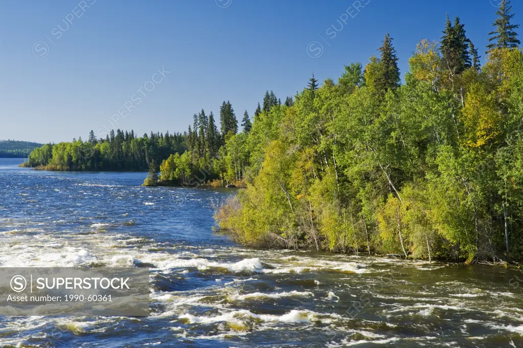 Otter Rapids along the Churchill River, Northern Saskatchewan, Canada