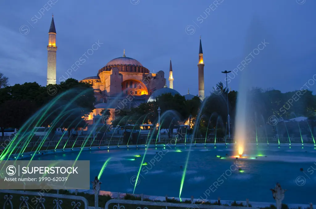 Hagia Sophia, also known as Aya Sofia, Istanbul, Turkey