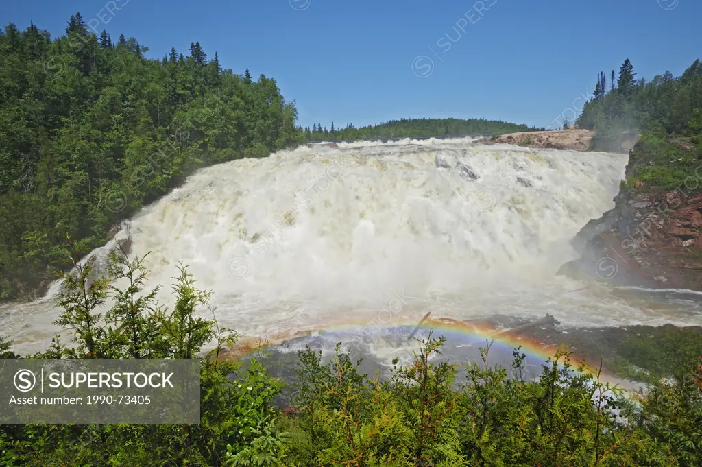 Magpie River at Magpie High Falls, Wawa, Ontario, Canada