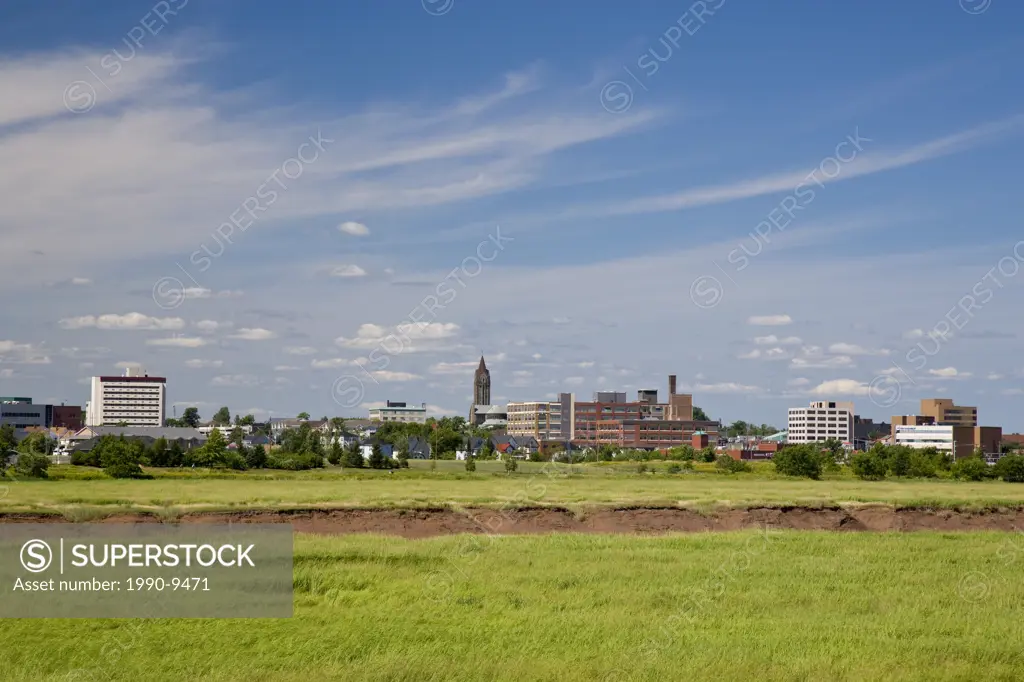 Moncton skyline, New Brunswick, Canada.