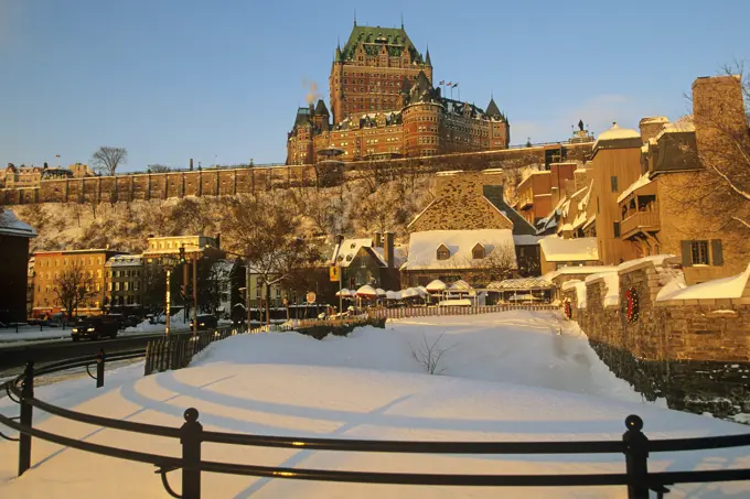 Dufferin Terrace, Historic Lower Town, Quebec City, Quebec, Canada