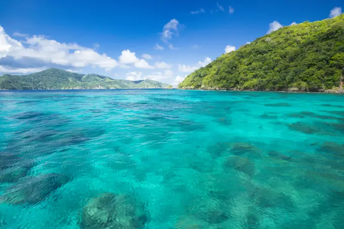 An ocean scene in Tobago, Trinidad and Tobago