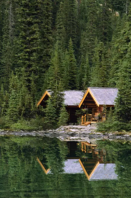 Lake O´Hara lodge cabins, Yoho National Park, British Columbia, Canada