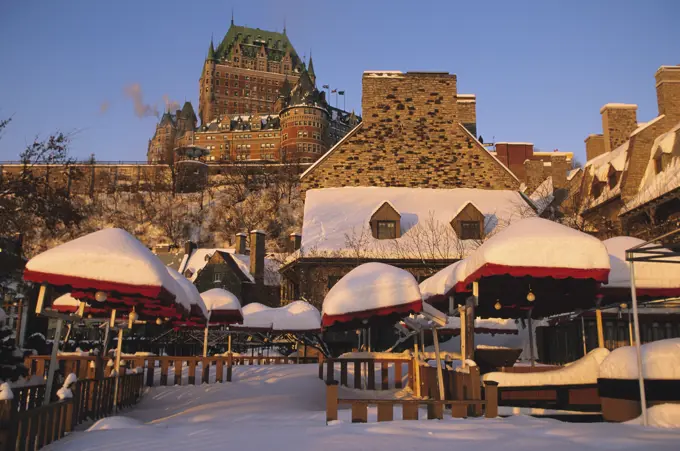 Dufferin Terrace, Historic Lower Town, Quebec City, Quebec, Canada