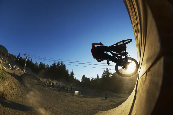 Mountain Biking, Whistler, British Columbia, Canada.