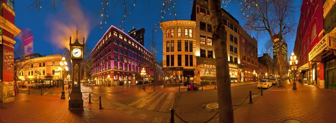 Steam Clock at the corner of Cambie and Water street