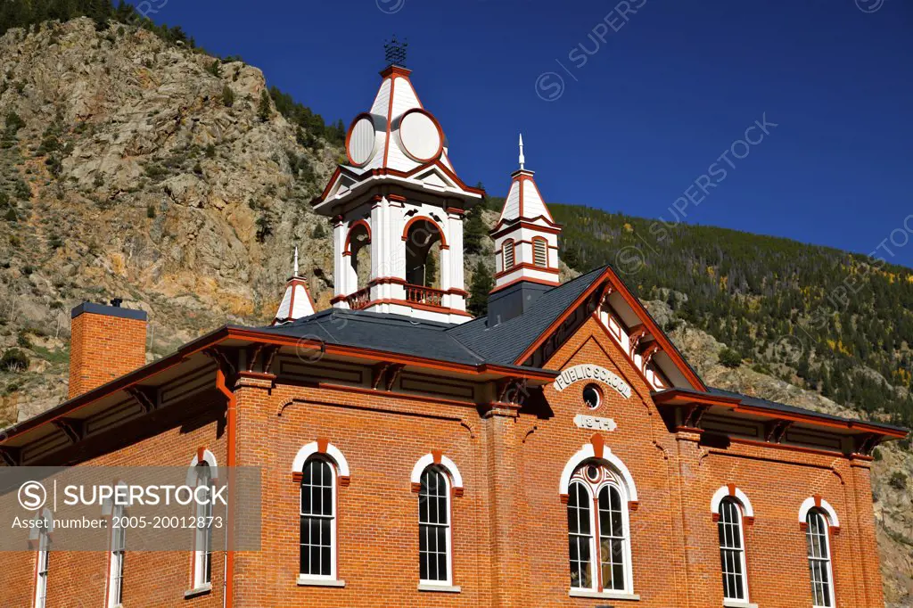 Victorian Buildings, Georgetown Historic District, Colorado - SuperStock