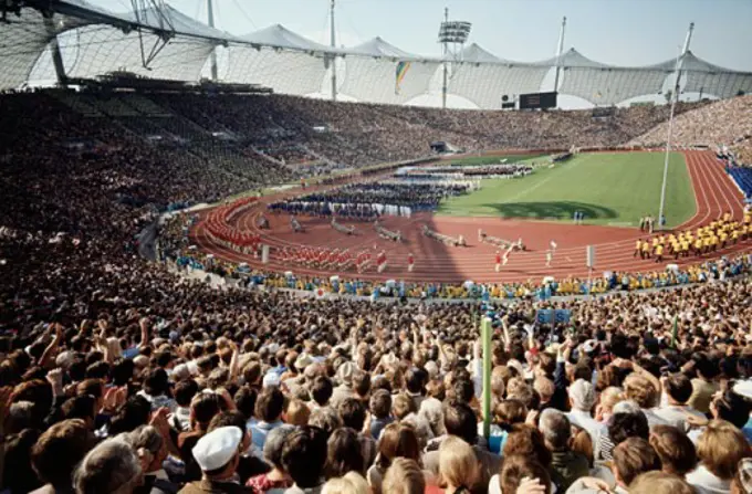 Opening Ceremony Olympic Stadium Munich Germany