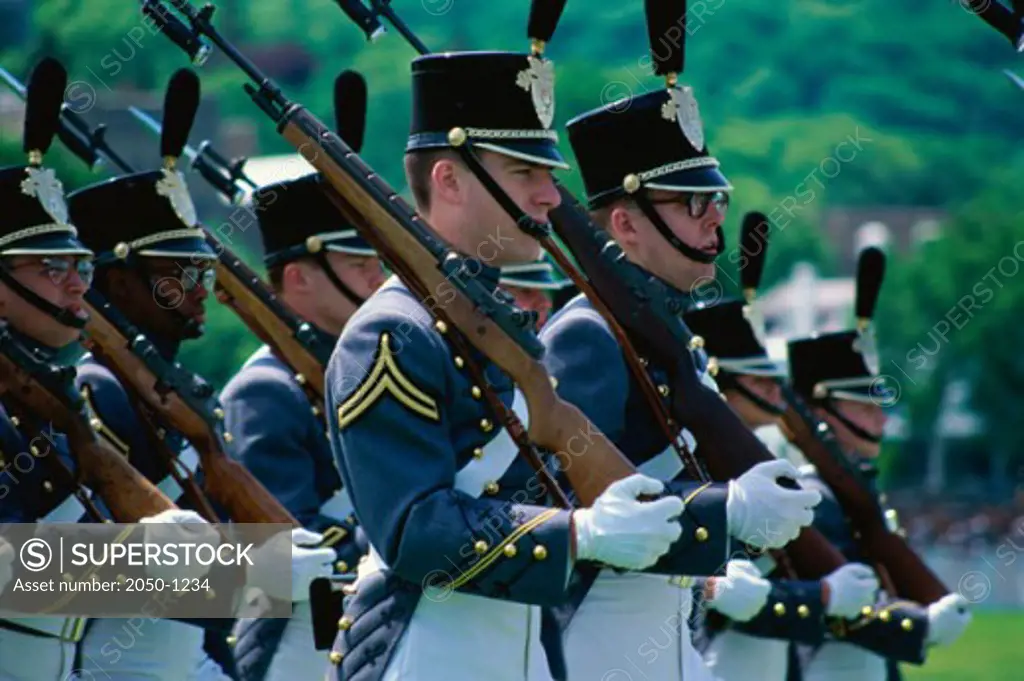 Pre-Graduation Full Dress Parade United States Military Academy West Point New York, USA