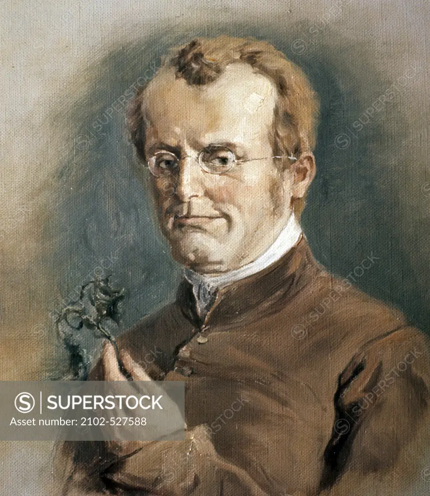 Gregor Johann Mendel, Austrian Geneticist, 1822-1884 - SuperStock