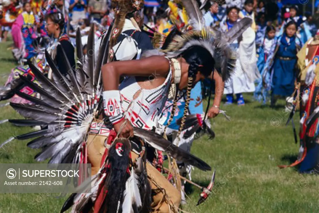 Indian Dancers, Taos Pueblo, Pow Wow, New Mexico, USA