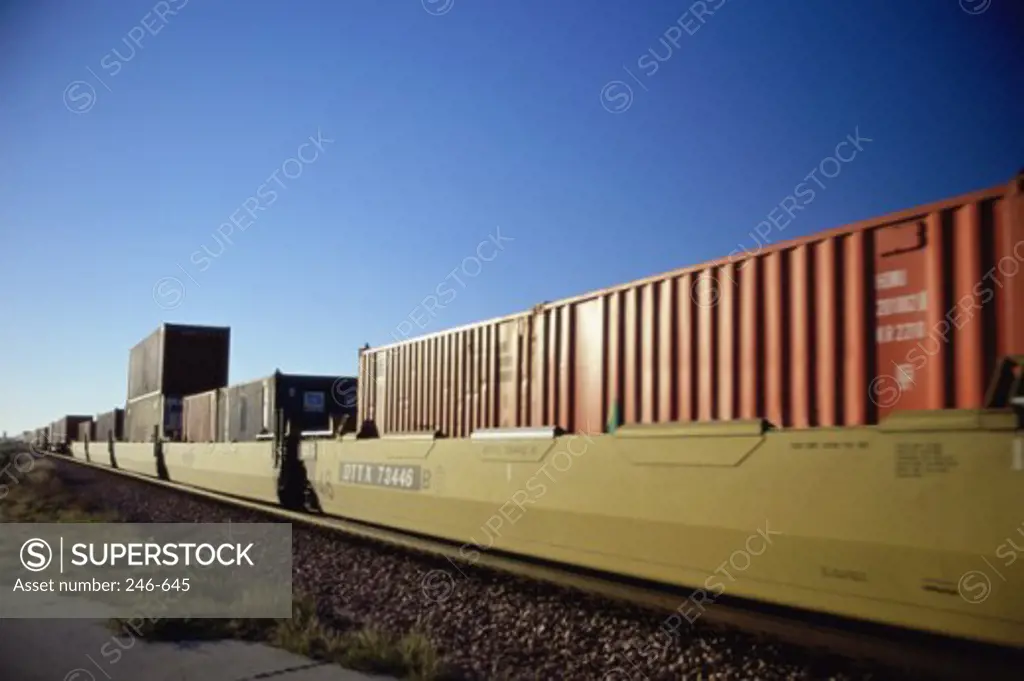 Freight Train Hall County Nebraska, USA