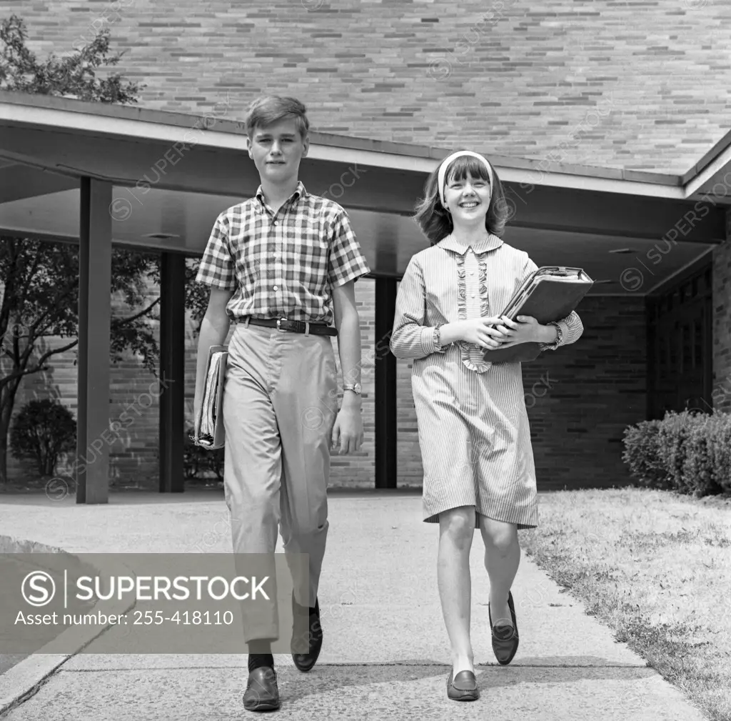 Children walking from school